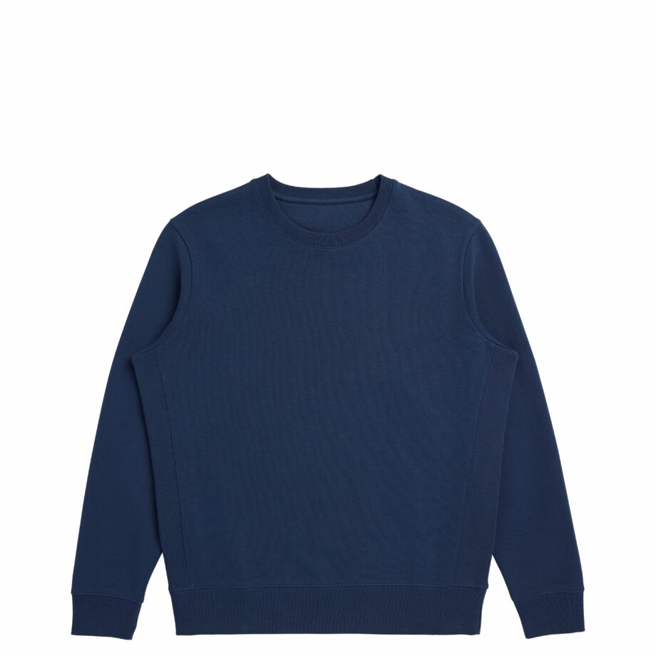 Ocean Navy Heavyweight Organic Brushed Crew