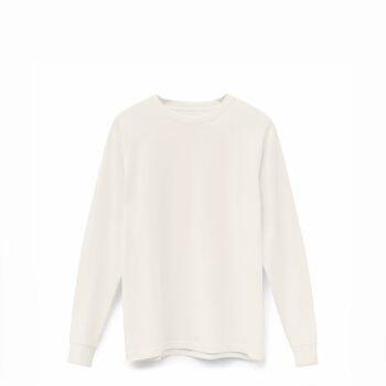 Natural Midweight Supima Long Sleeve Tee