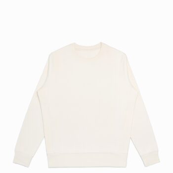 Natural Heavyweight Organic Brushed Crew