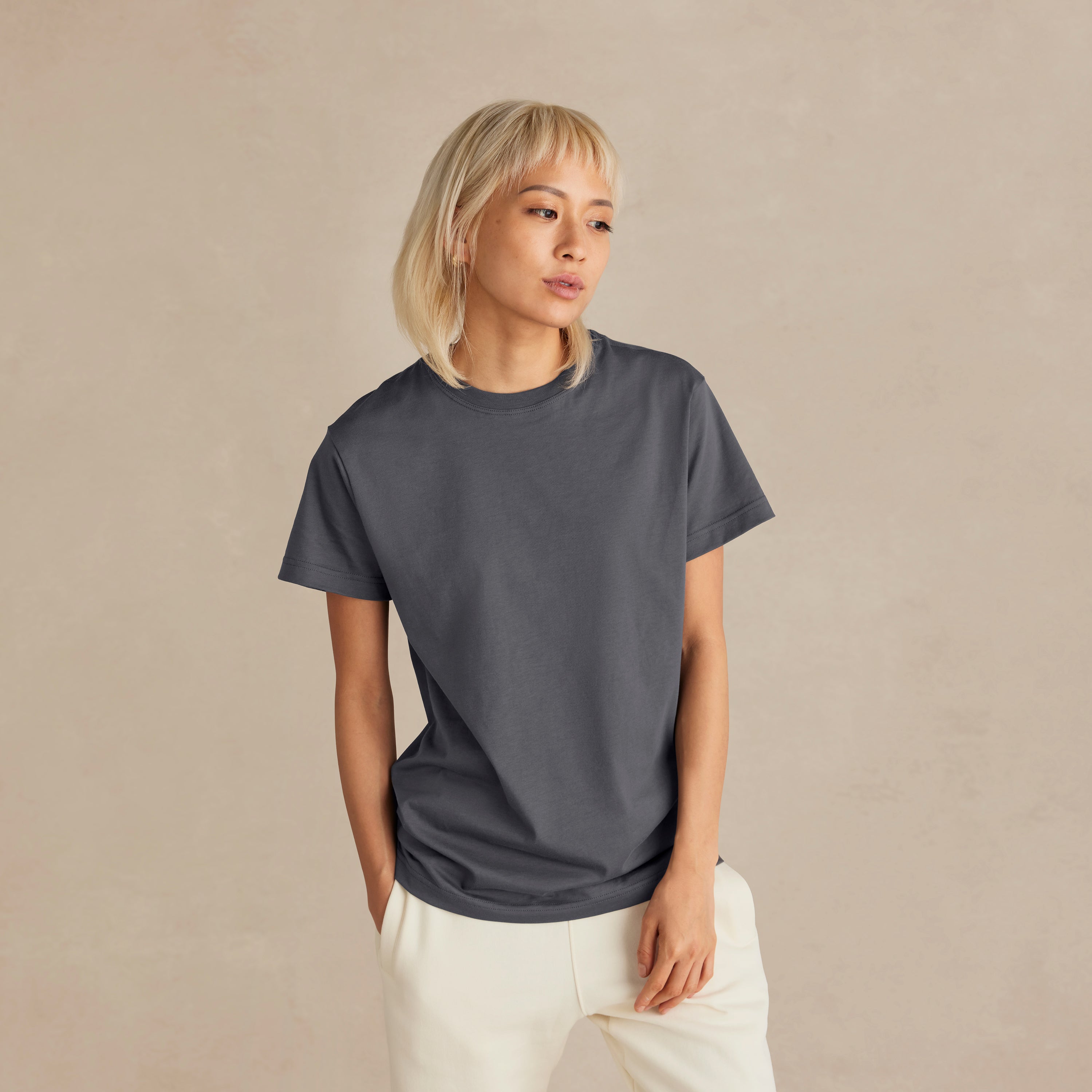 Slate Midweight Supima Tee
