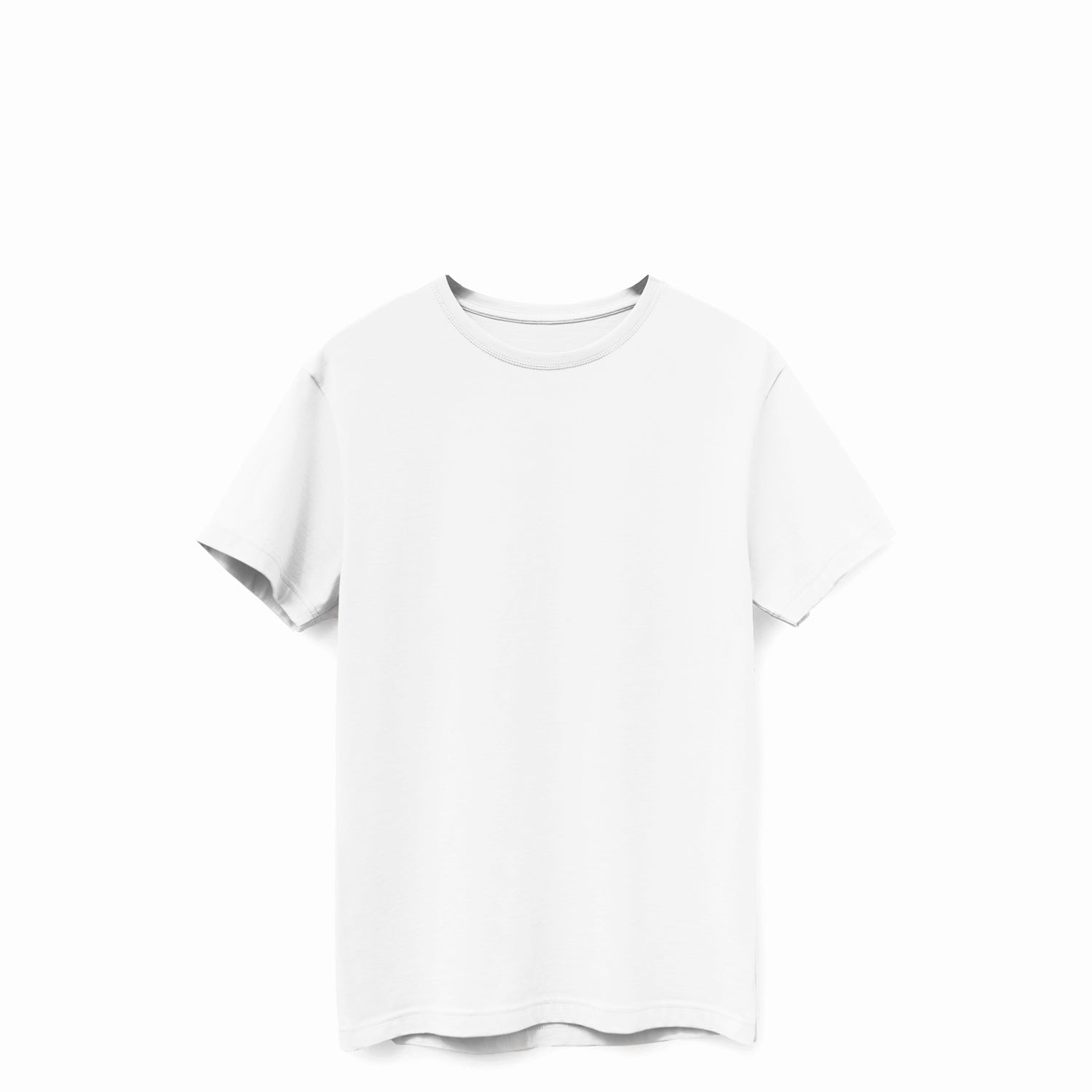 White Midweight Supima Tee